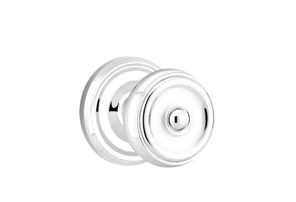 Polished Chrome Privacy Set with Knob V971375