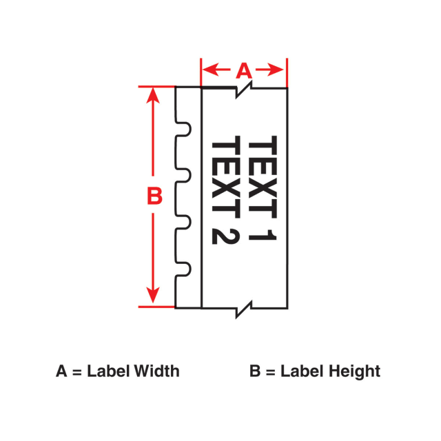 White Polyester Label Cartridge S8537