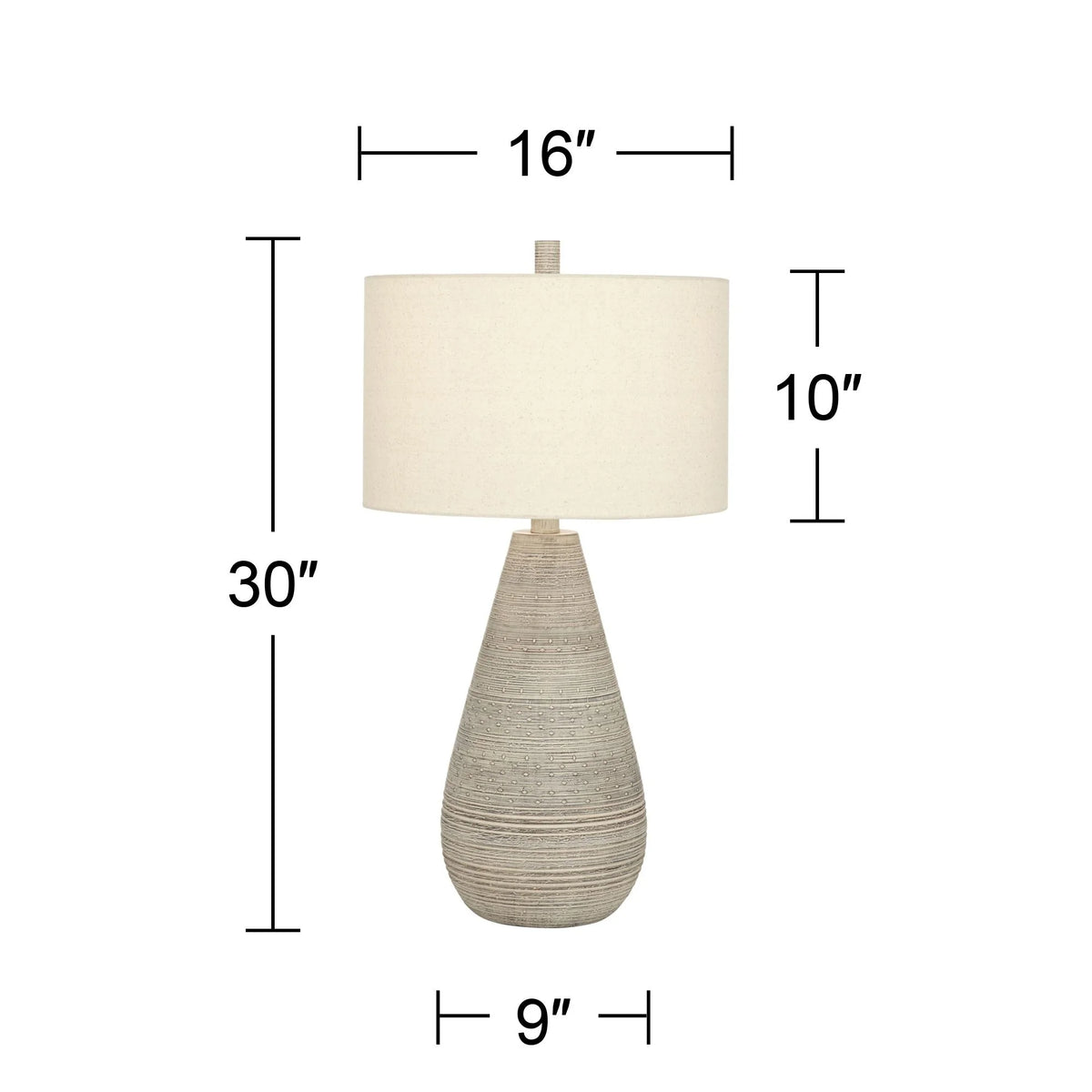 Set of 2 30" Tall Table Lamps F206