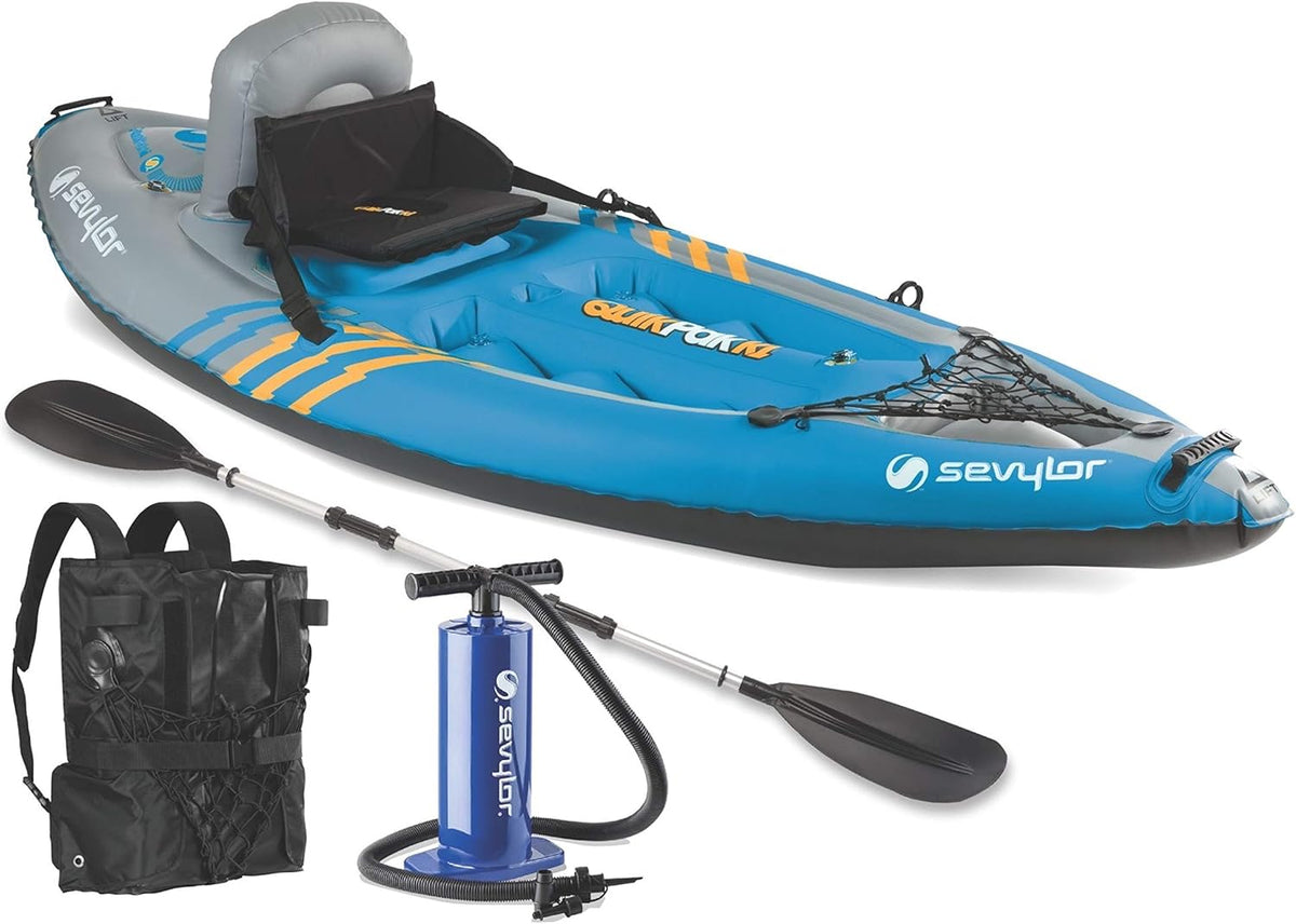 1-Person Inflatable Kayak with Hand Pump & Paddle F732065