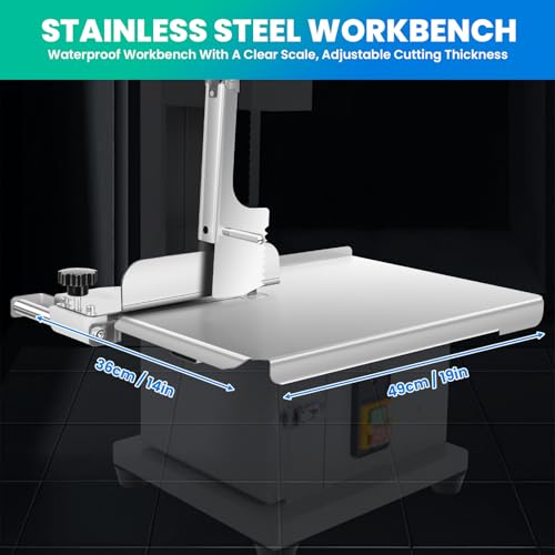 1500W Electric Bone Saw with Stainless Steel Workbench, 8 Saw Blades P1329