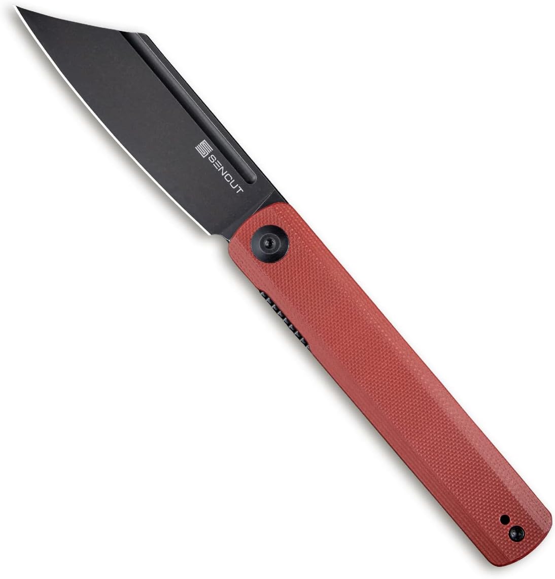 Folding Pocket Knife with Green Micarta Handle Q34330