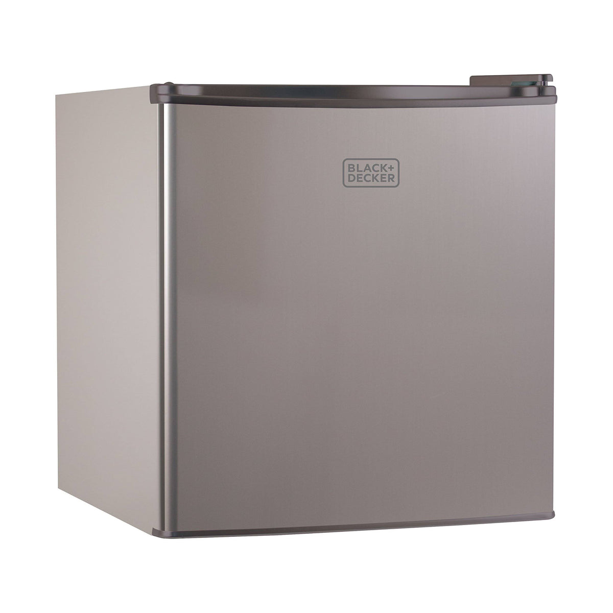 Black Silver Compact Fridge L31820