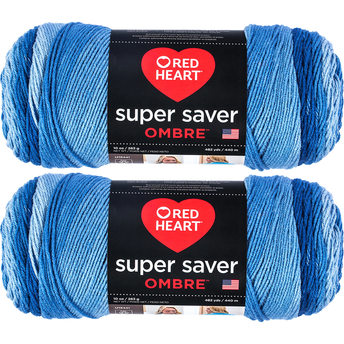 True Blue Ombre Yarn Multipack Of 2 A21986