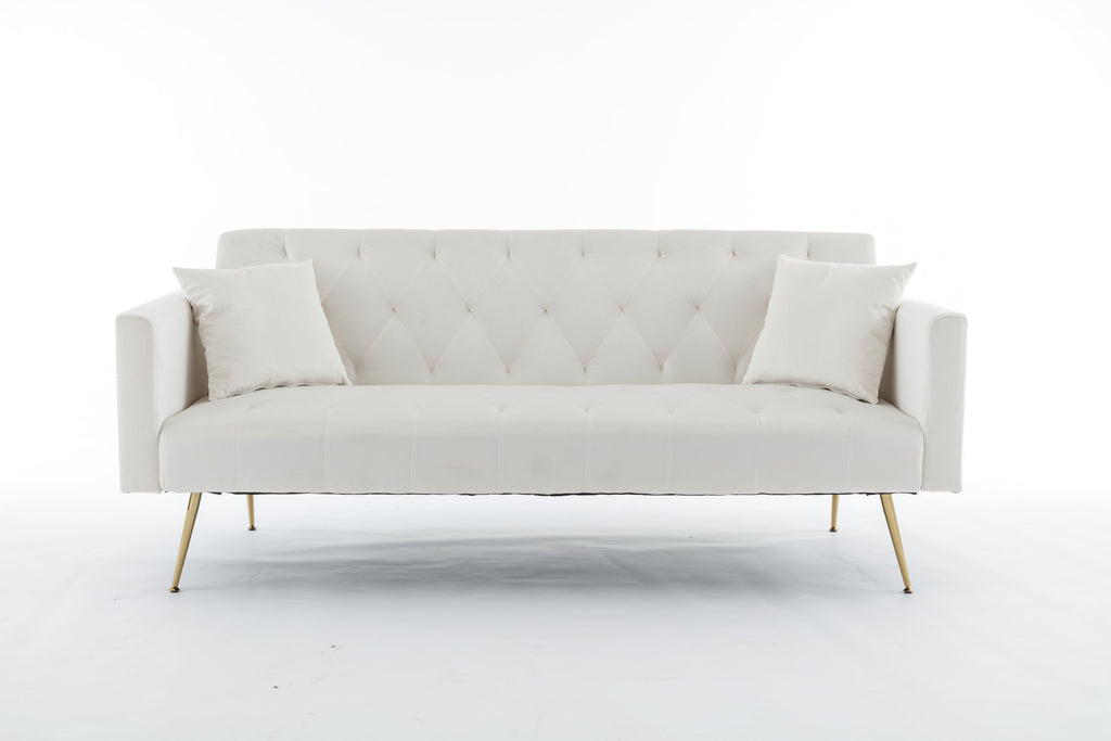 Beige Convertible Sofa Bed G94923