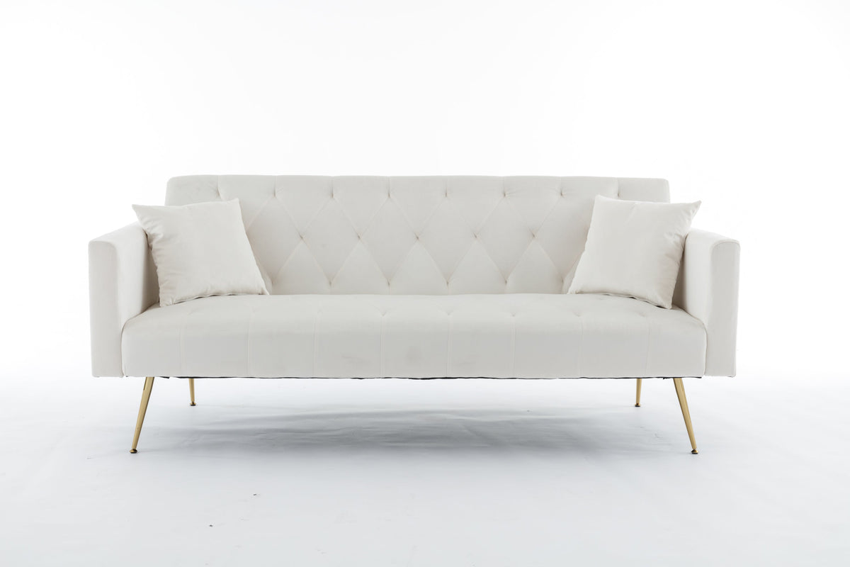 Beige Convertible Sofa Bed G94923