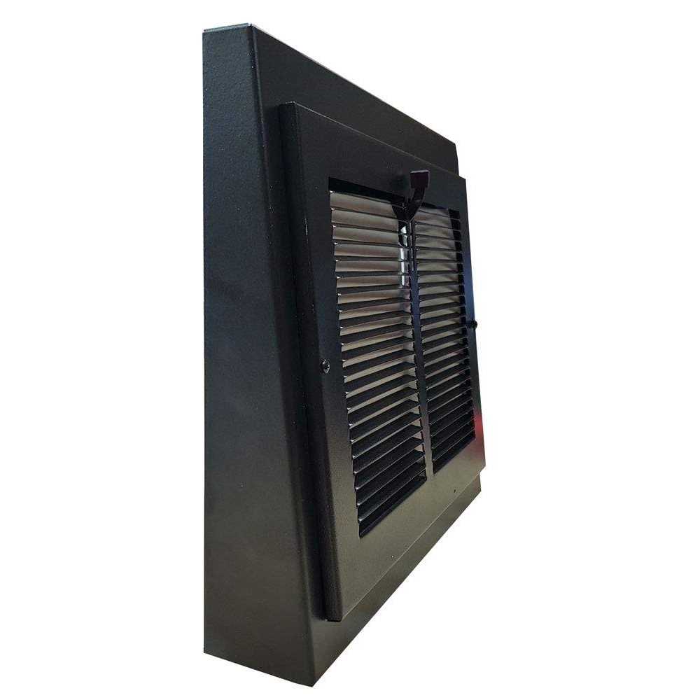 15 x 12 Black Gravity Baseboard Register K782