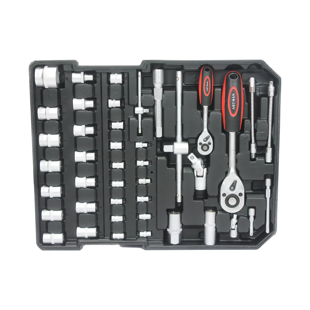 899PCS White Hand Tool Set with Rolling Tool Box M83750