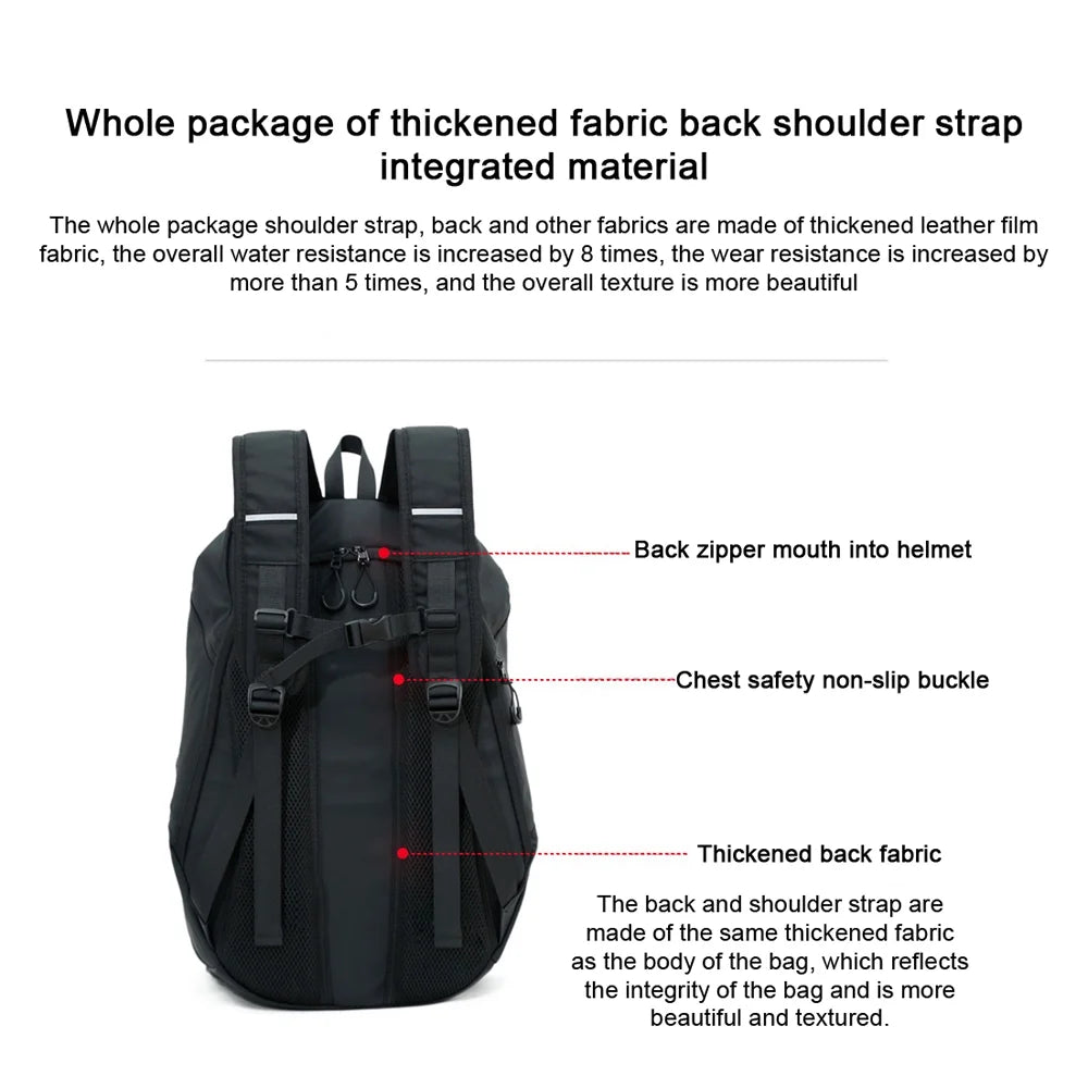 Motorcycle Backpack for Helmet Storage B917