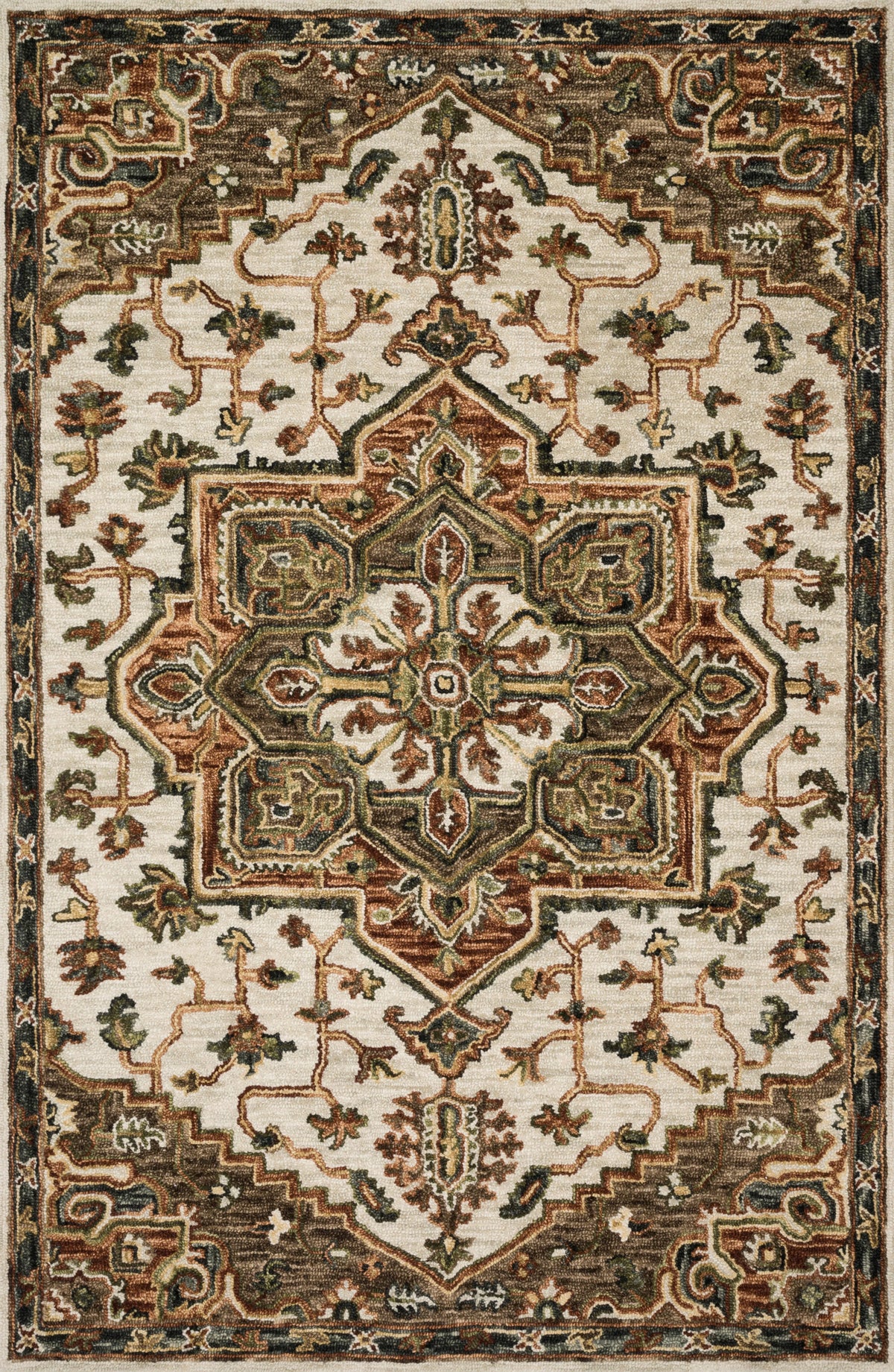 Ivory Tobacco 9'3 x 13' Rug N832492