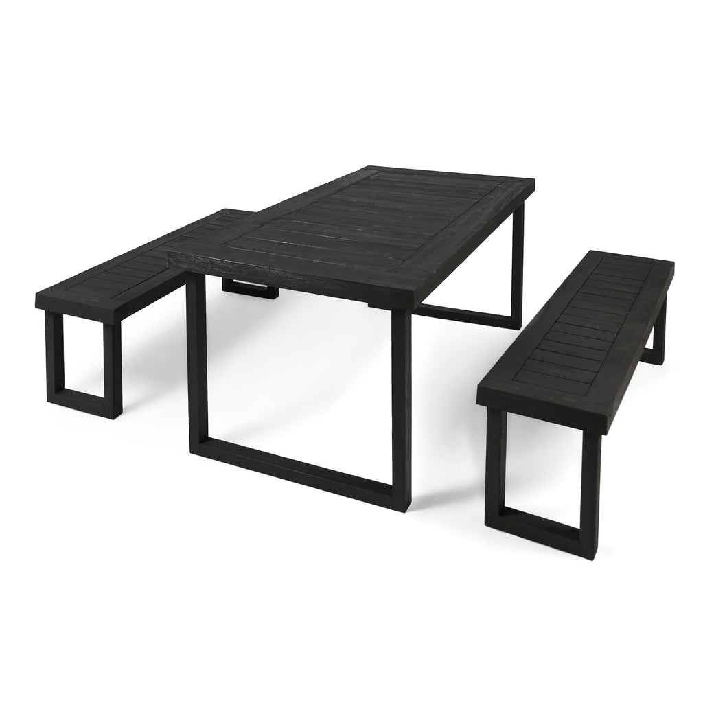 Natural Acacia Wood Picnic Set D121504