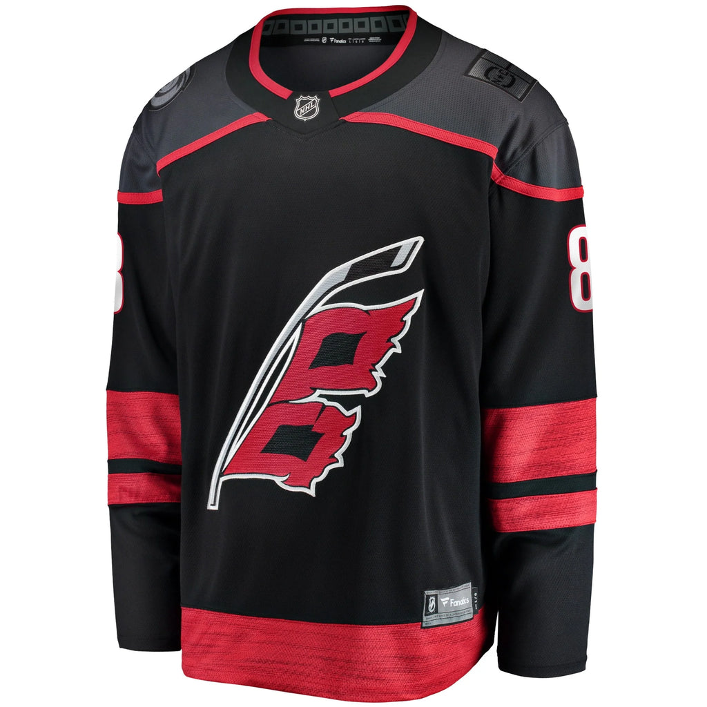 Men's Black Carolina Hurricanes Jersey U417