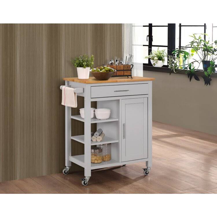 Black Kitchen Cart T2352