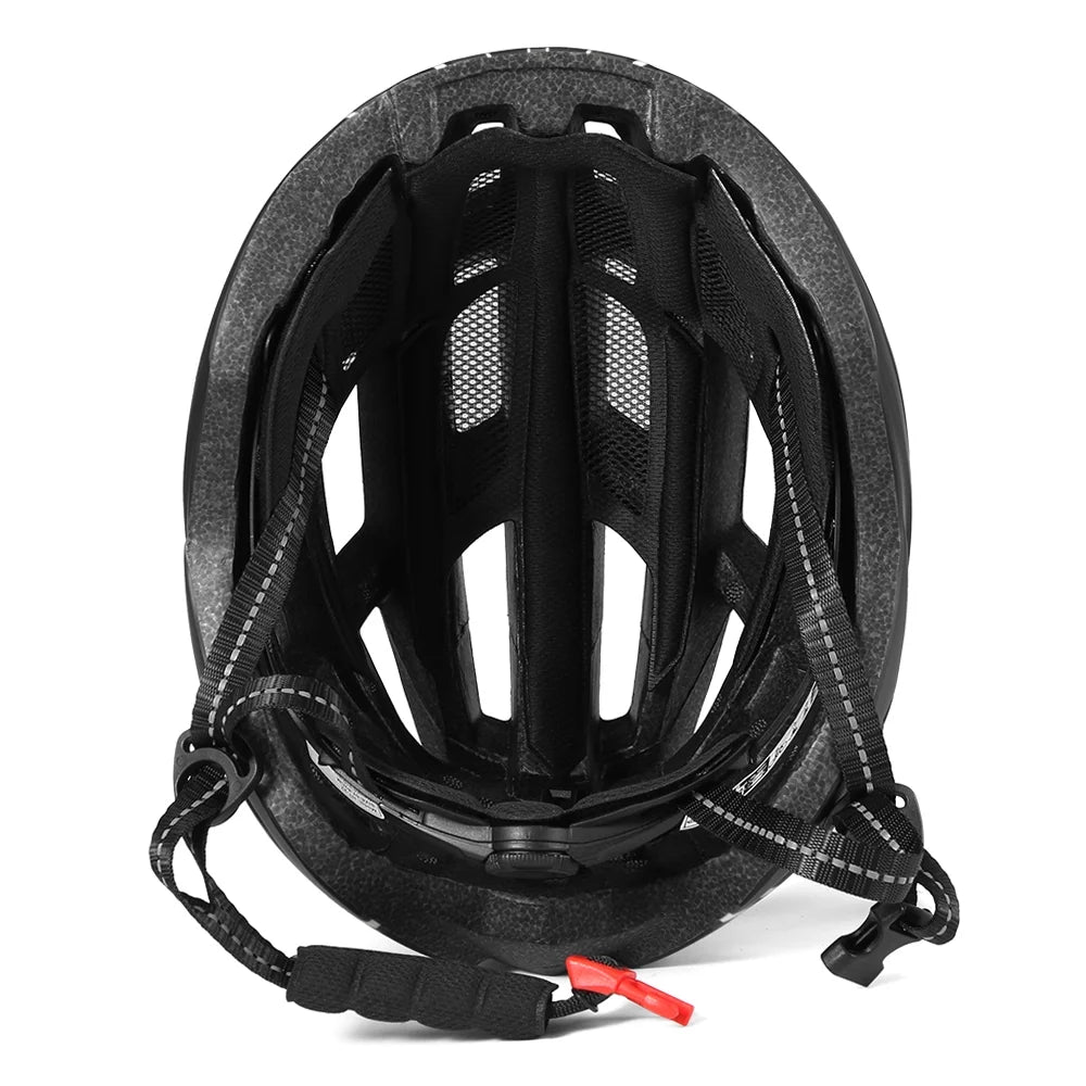 Mountain Bike Helmet with Back Light, Detachable Magnetic Visor C154608