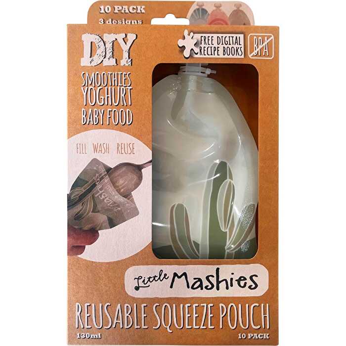 Reusable Squeeze Pouch 10x130ml H48608
