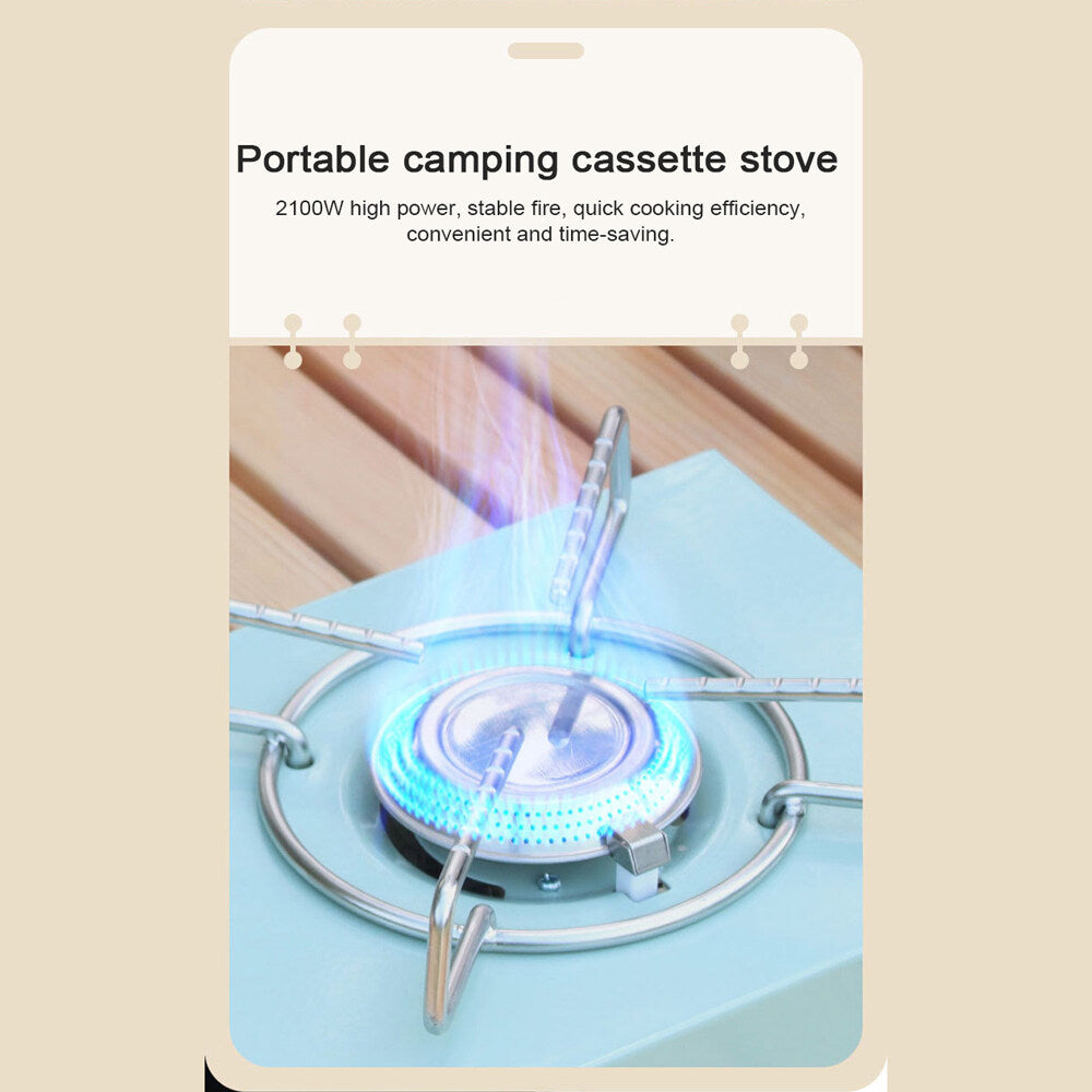 Cassette Stove Portable Gas Burner 2100W with Piezo Ignition I241