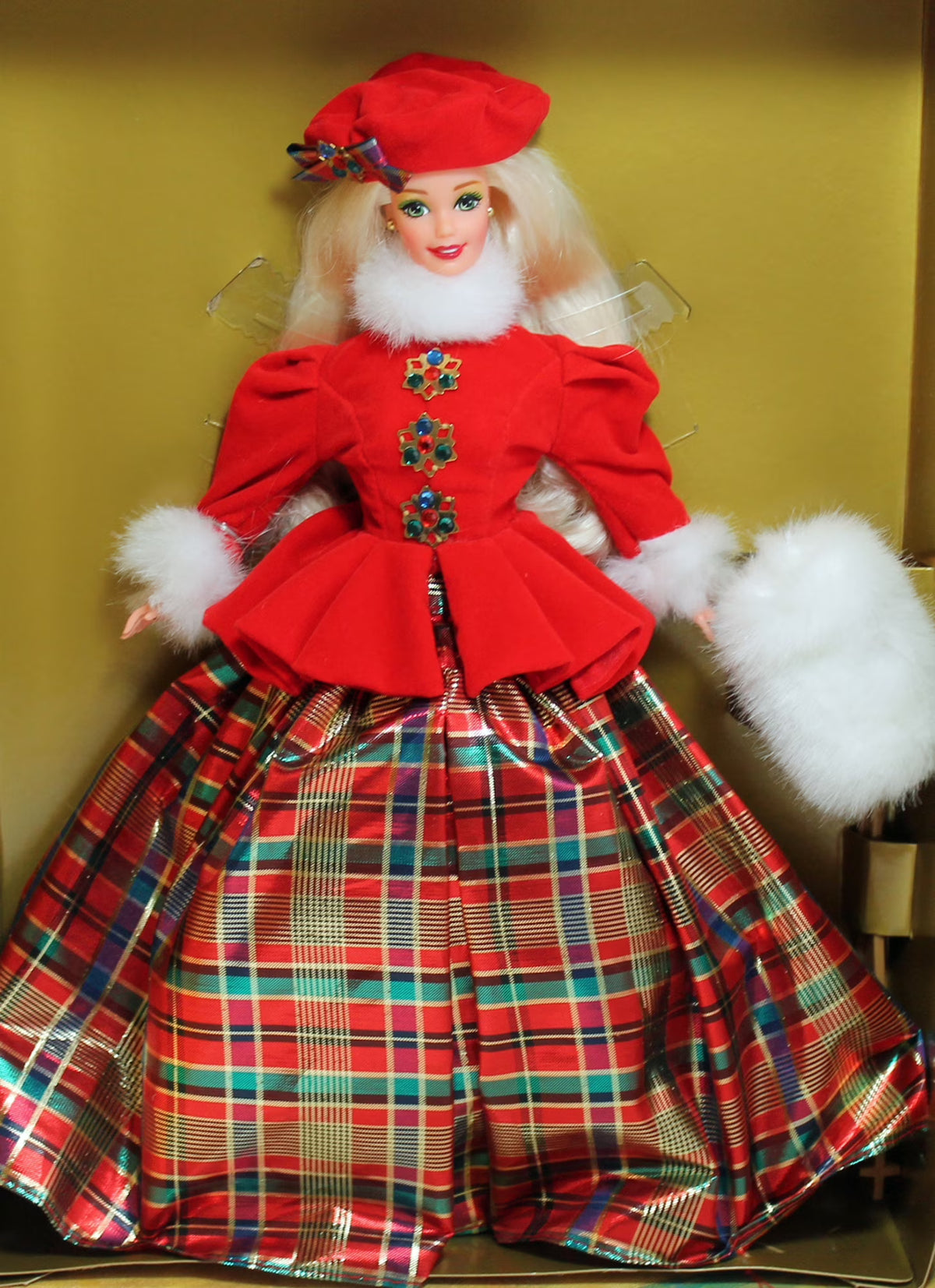 1996 Jewel Princess Barbie, NRFB, Non-Mint Box S63628
