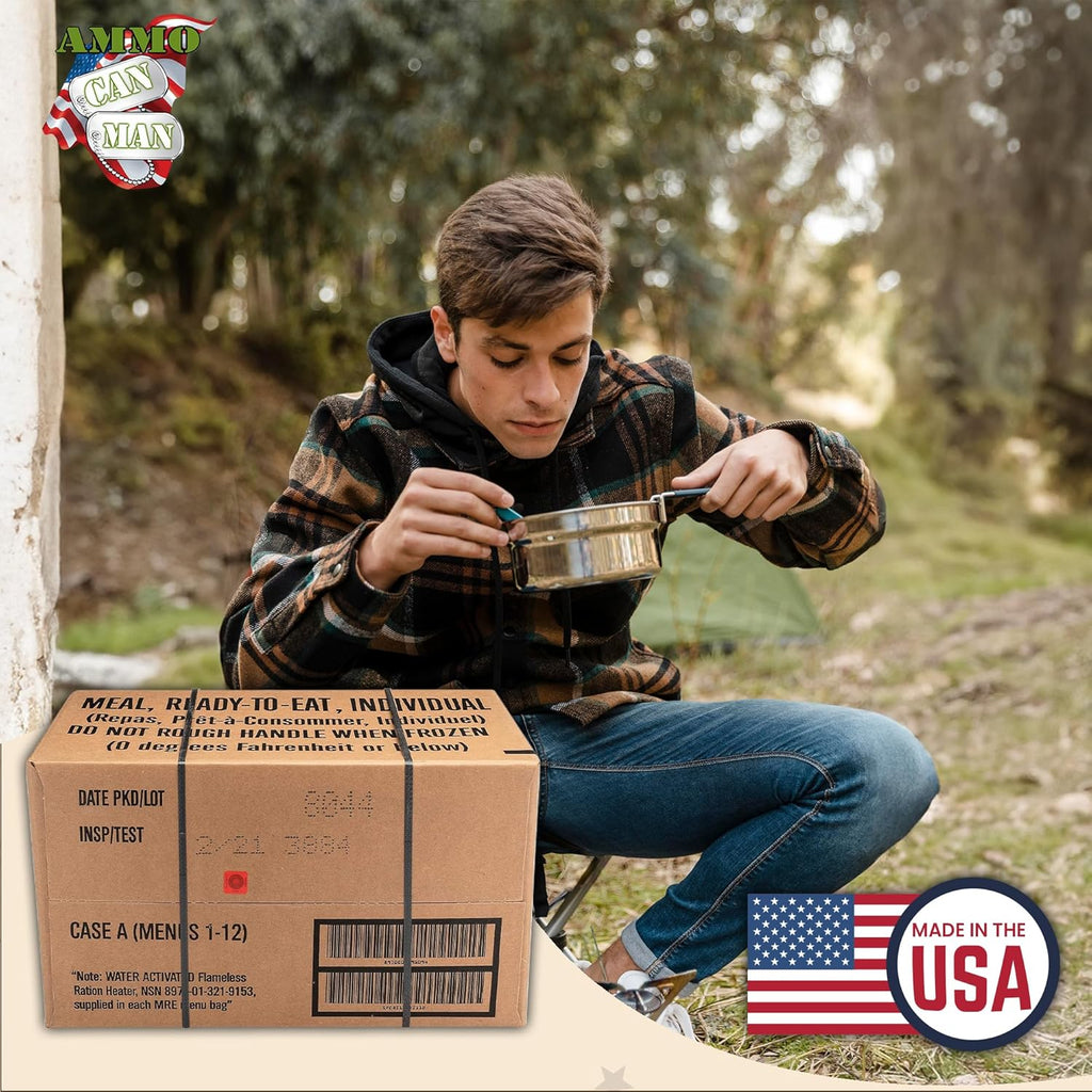 12ct US Military Surplus MRE Meals Ready to Eat Y7276