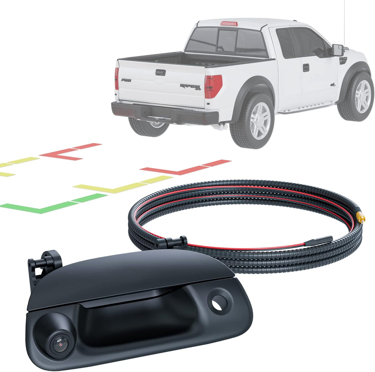 Tailgate Handle Backup Reverse Camera for Ford F150 F250 F350 F450 F550 Explorer Sport Trac Night Vision Waterproof O92653