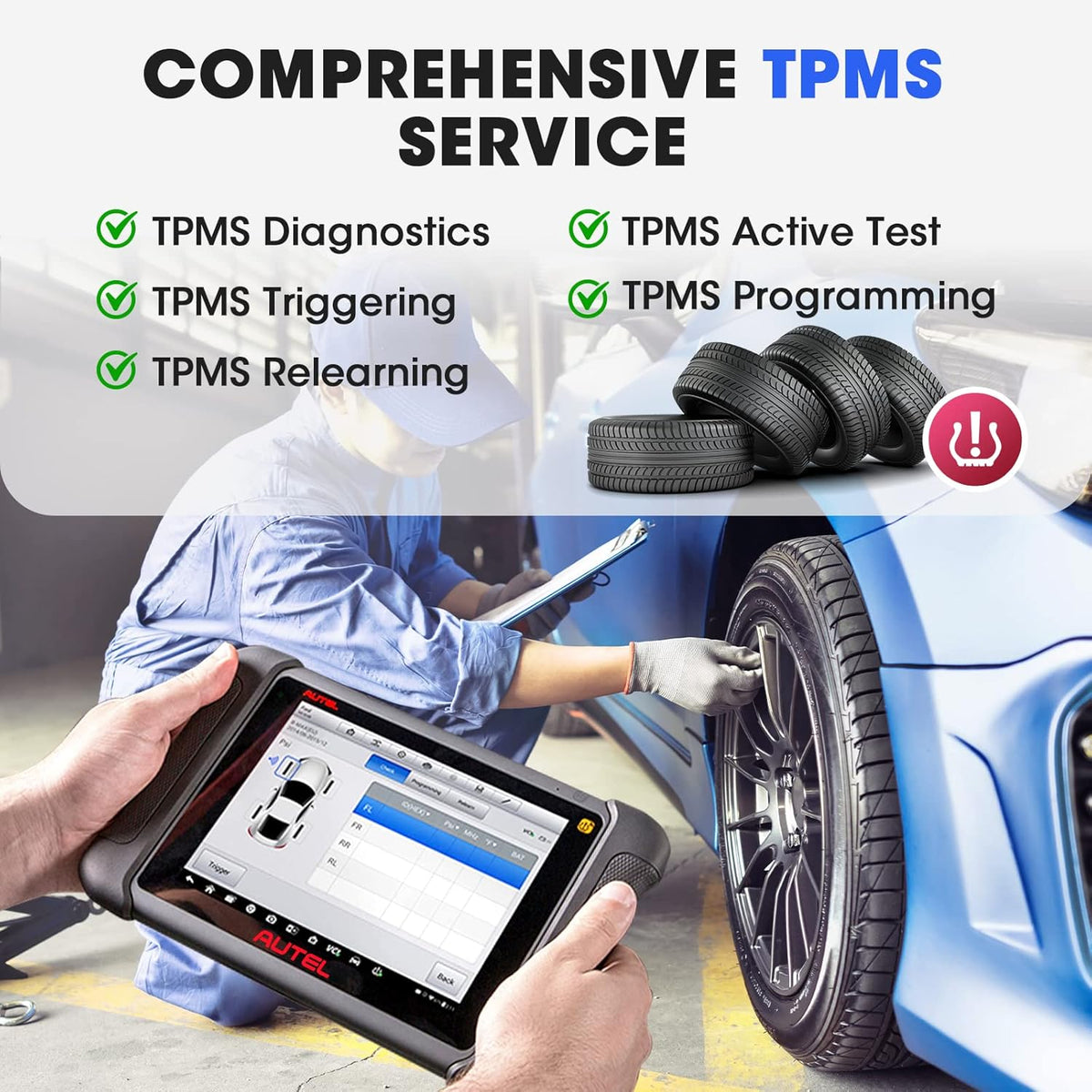 Autel Scanner with Full TPMS Service Function R709