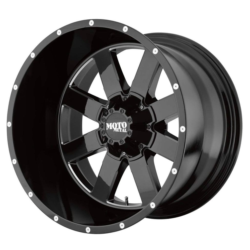 18x10 Gloss Black Milled Wheel R7399