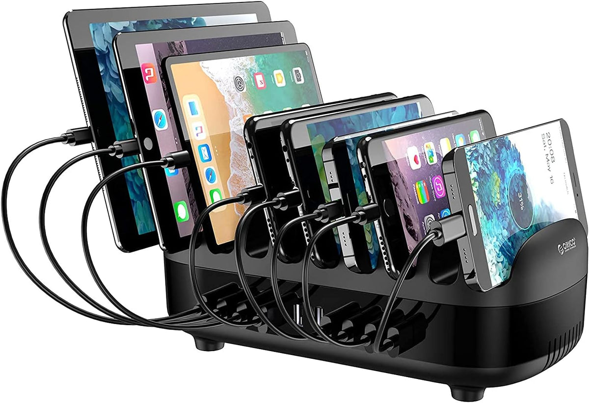 120W Charging Station with 10 USB Smart Ports, Pack of 2 U787393