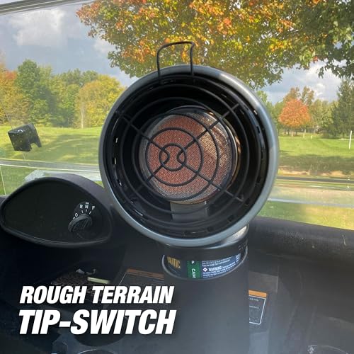 Silver and Black 4000 BTU Golf Cart Heater G11752