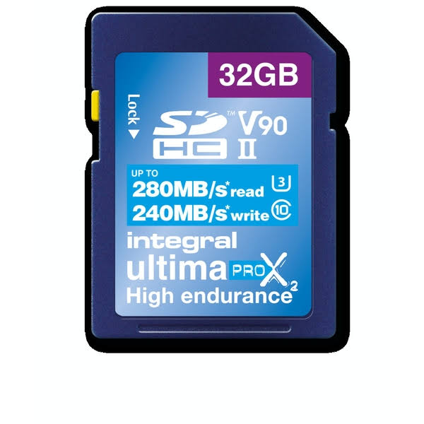 32 GB 280/240 MB/s UHS-II SDXC Memory Card W552