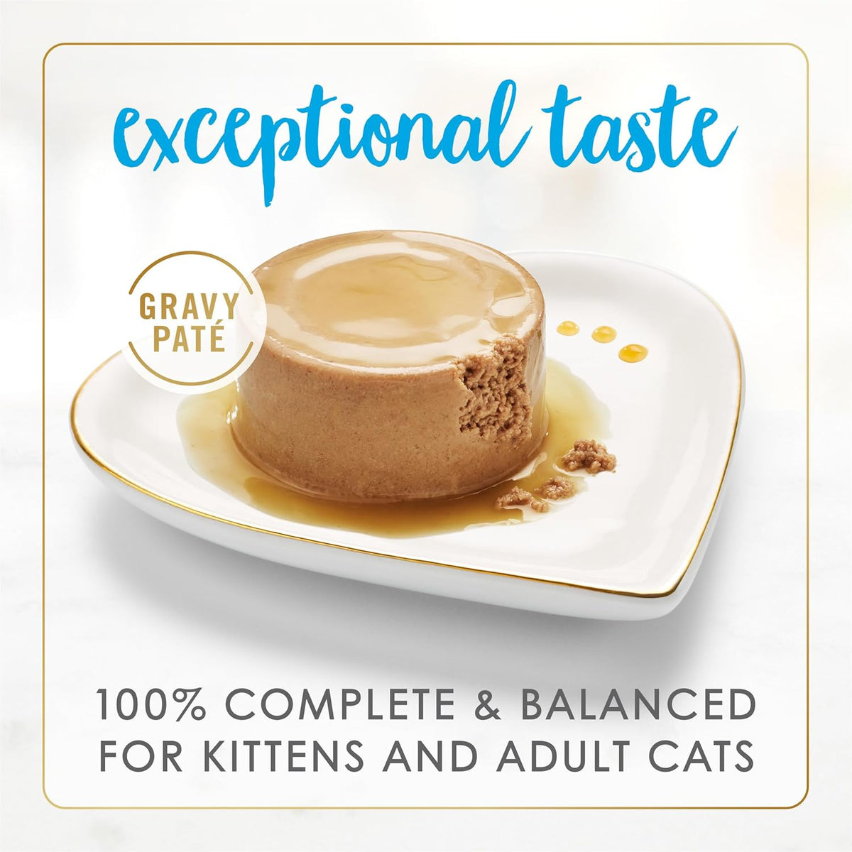 Ocean Whitefish and Tuna Feast Pate Wet Cat Food Gravy - (Pack of 24) 3 oz. Cans E850