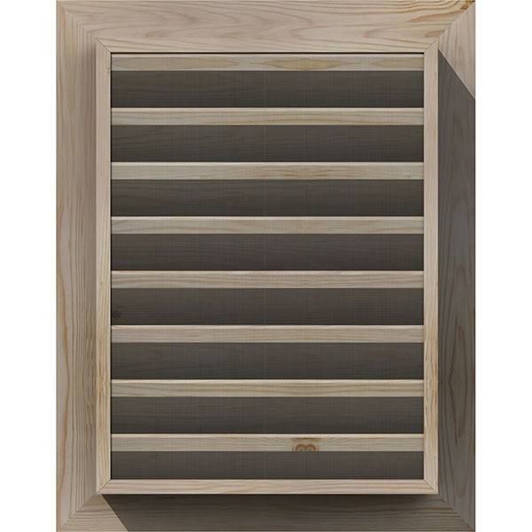 Vertical Gable Vent Unfinished Functional Q58257