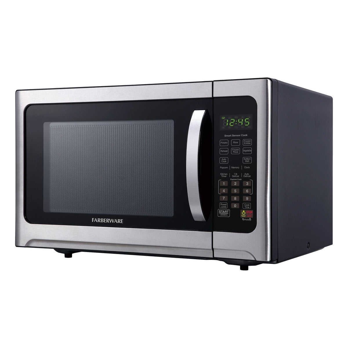 1.2 Cu. ft. 1100-Watt Stainless Steel/Black Microwave Oven W4287
