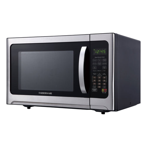 1.2 Cu. ft. 1100-Watt Stainless Steel/Black Microwave Oven W4287