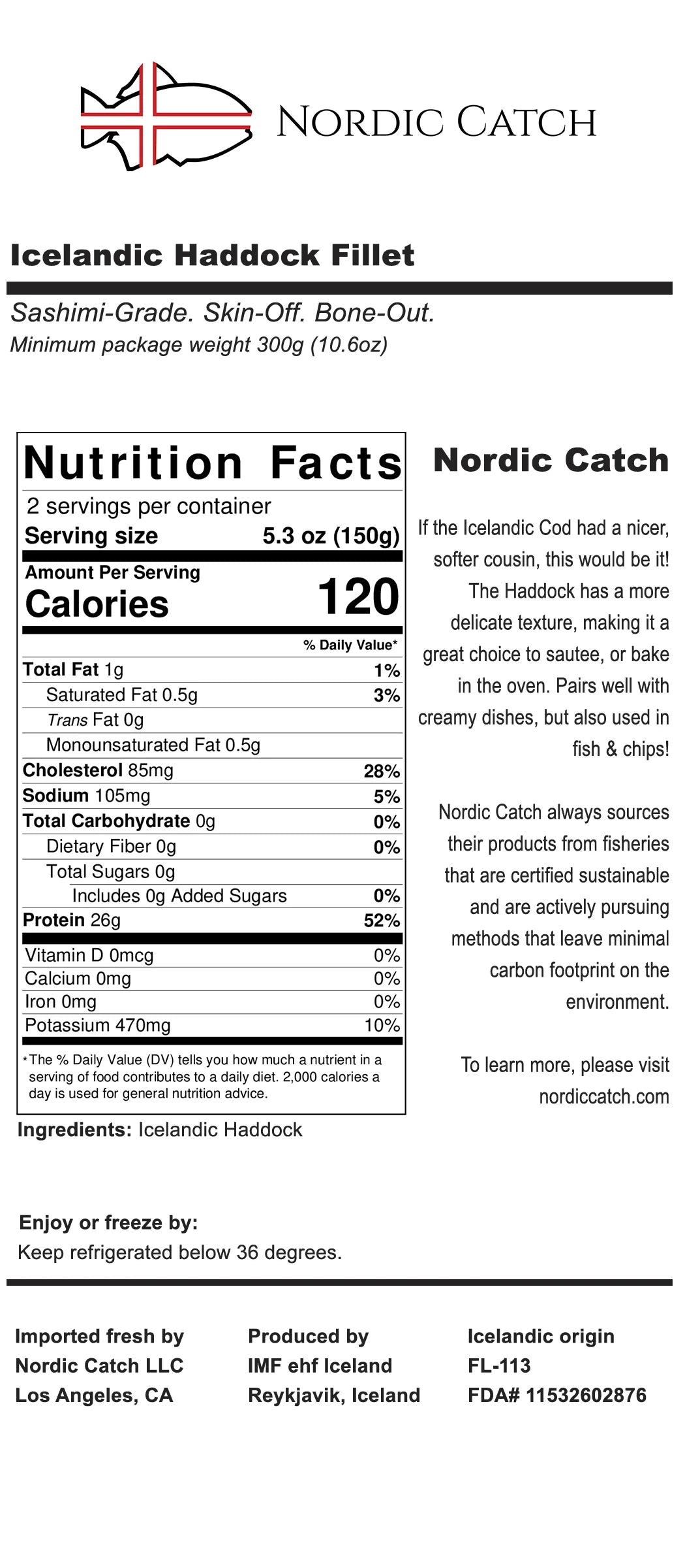 2lb Bundle Fresh Cod & Haddock I677445