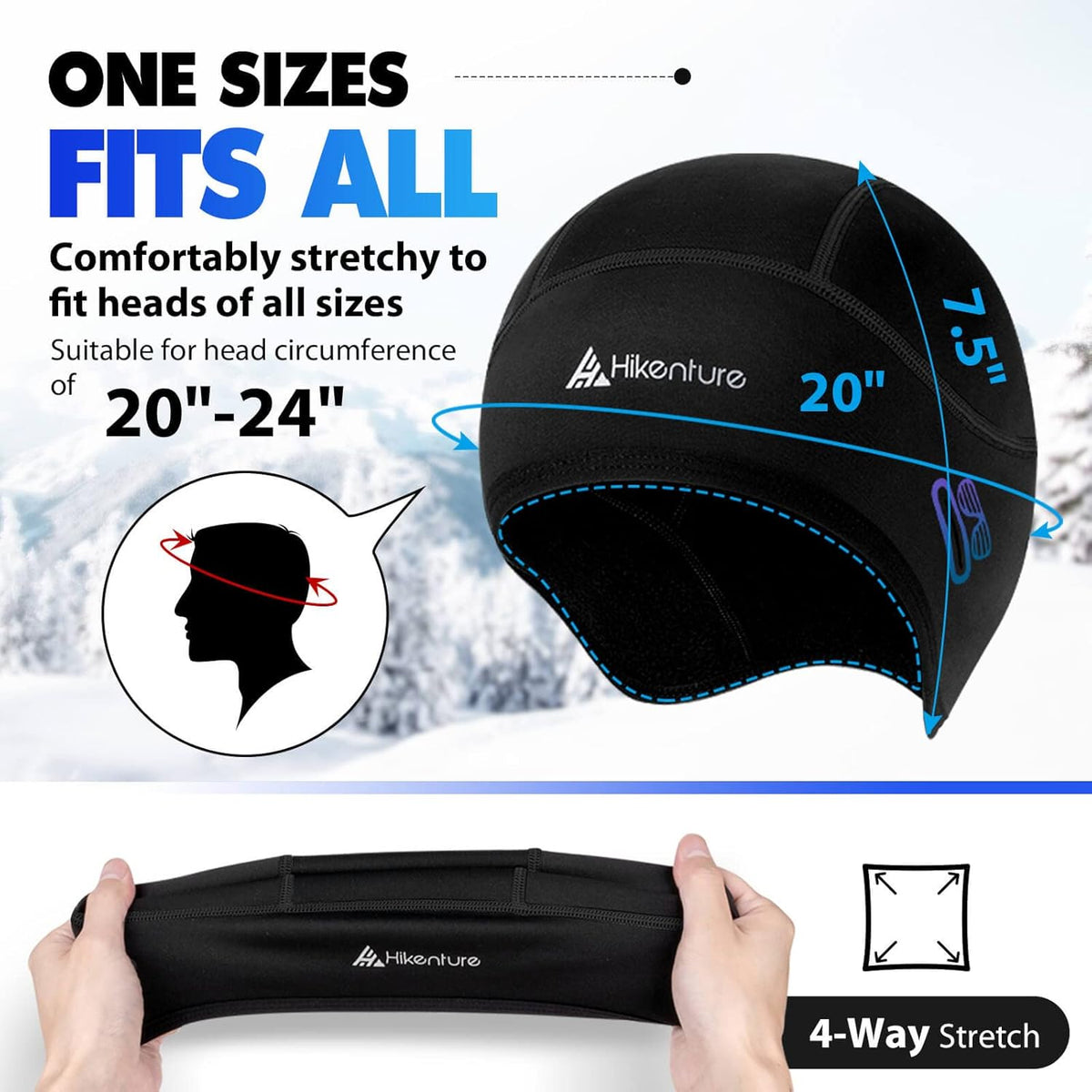 2-Pack Thermal Cycling Skull Cap D237