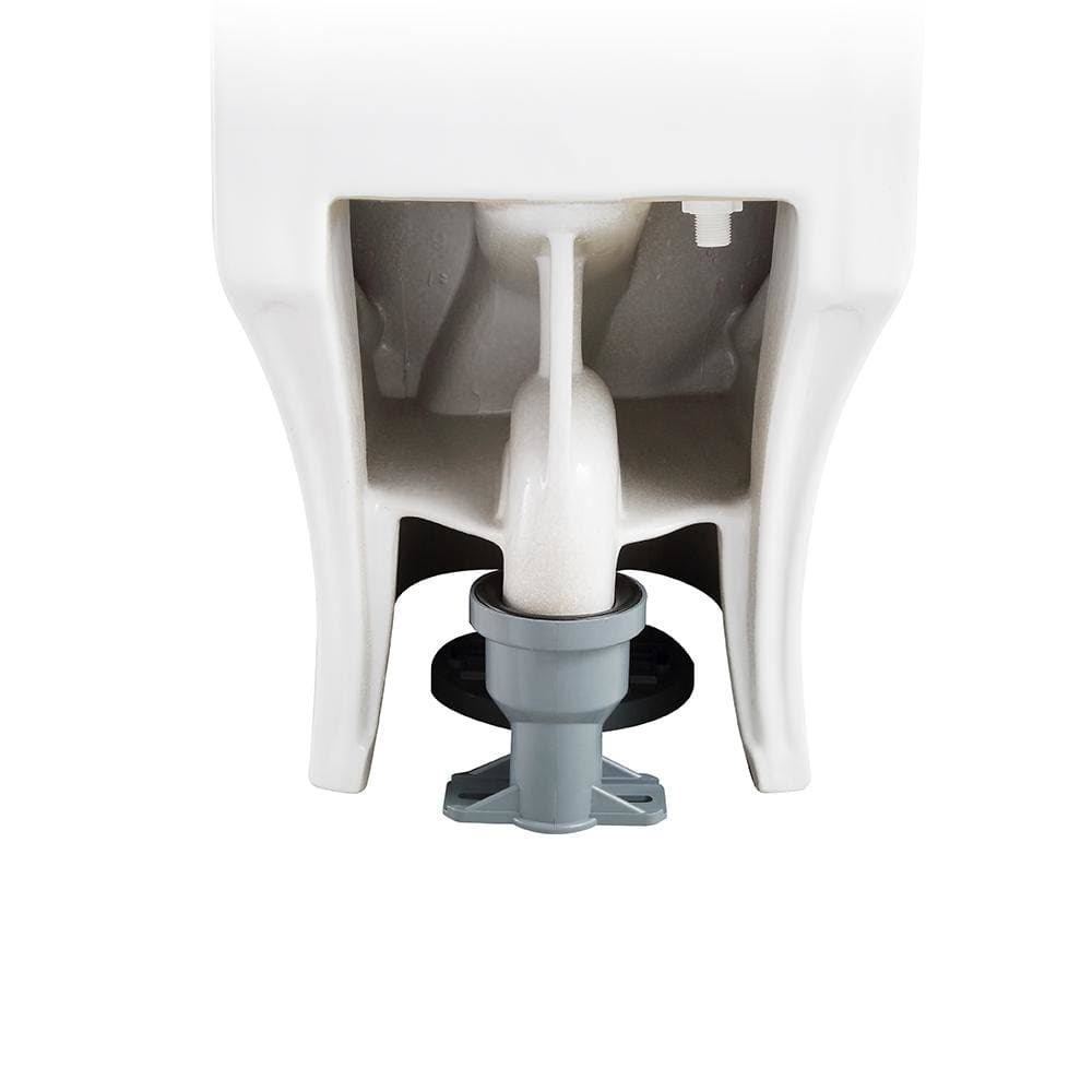 One-Piece Dual Flush Toilet with Soft Close Seat Y142