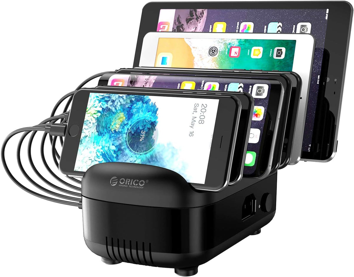 120W Charging Station with 10 USB Smart Ports, Pack of 2 U787393