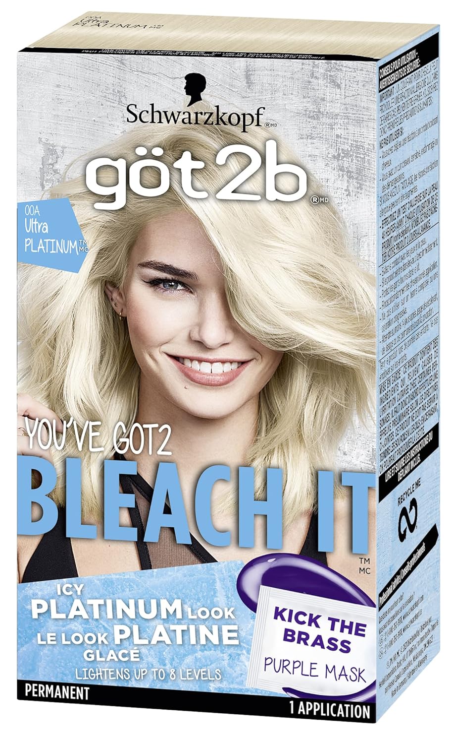 Ultra Platinum Permanent Hair Color H484