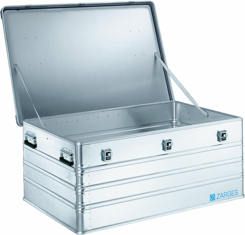 Aluminum Hard Protective Carrying Case, Stackable Storage, Safe Lock Box (44.1 x 28.3 x 18.9 Inches) H5523