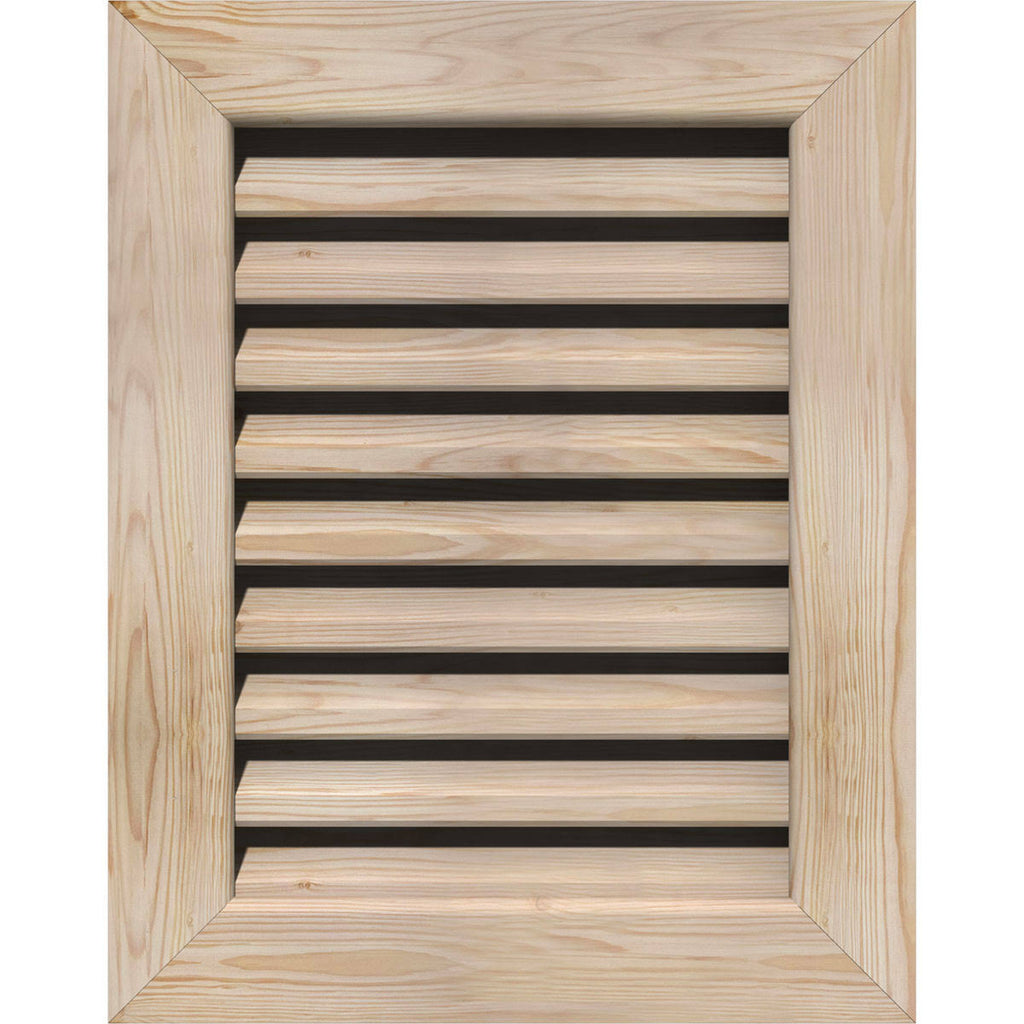 Vertical Gable Vent Unfinished Functional Q58257