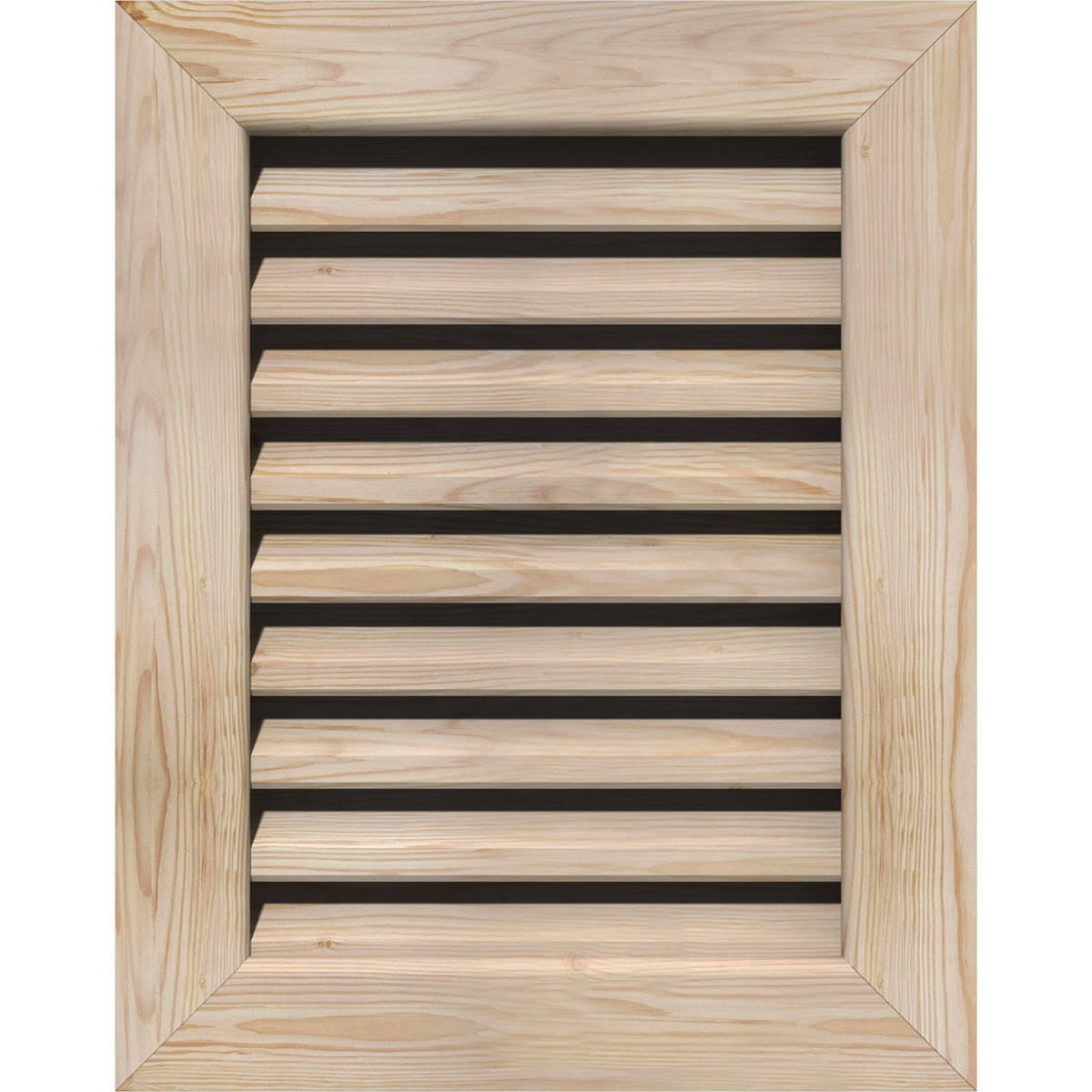 Vertical Gable Vent Unfinished Functional Q58257