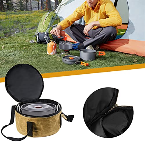 Canvas Portable Dutch Oven Storage Bag (Black) A188