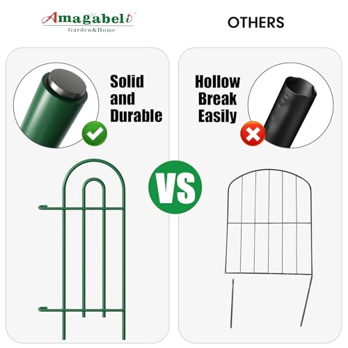 35 panels No Dig Metal Garden Fence 18in(H)×50ft(L) F32702