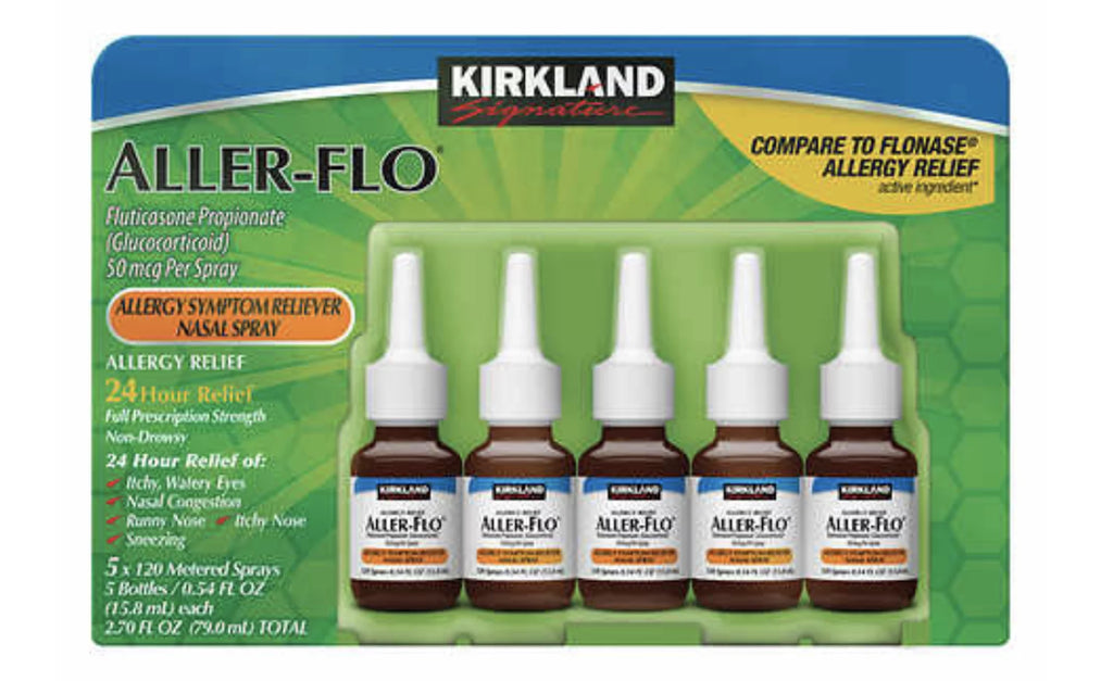 Aller-Flo 50mcg Allergy Spray, 5 Bottles G6270