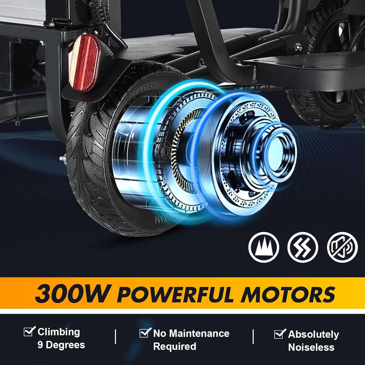 Ultra Lightweight Folding Electric Scooter with Seat N137
