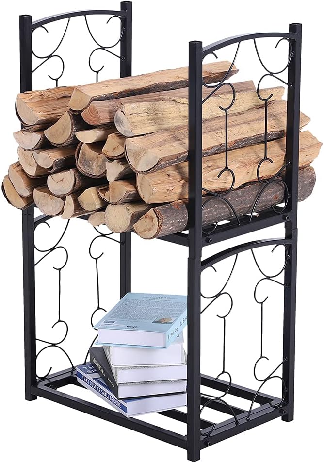 4ft Heavy Duty Metal Firewood Rack L134