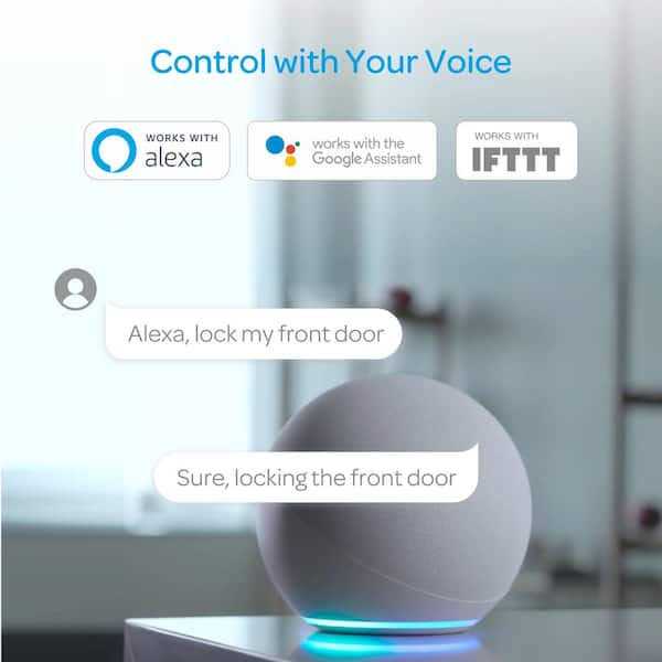 Smart Lock Deadbolt with Passage Handle P88747