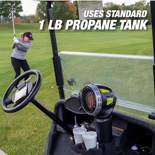 Silver and Black 4000 BTU Golf Cart Heater G11752