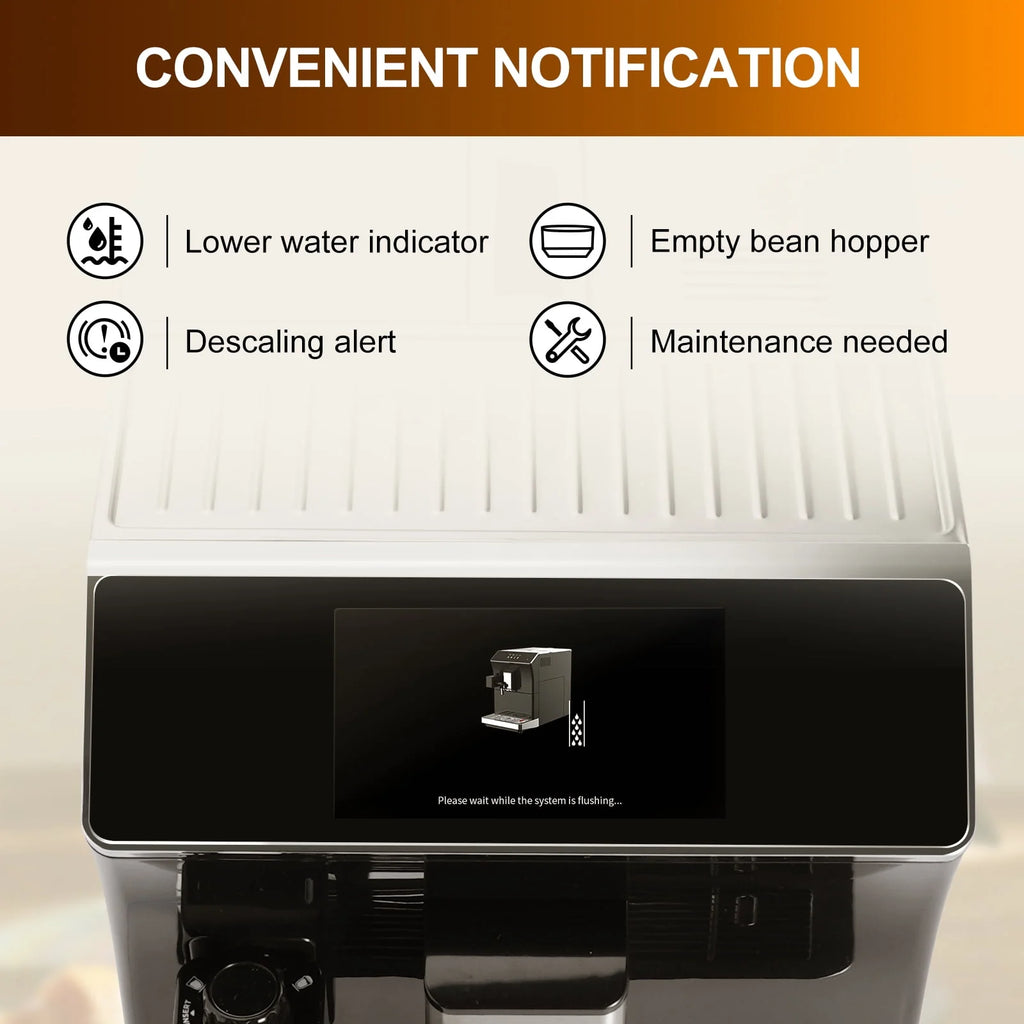 Black Super automatic Espresso Coffee Machine D682
