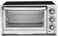 Brushed Stainless and Black Toaster Oven Broiler D8795