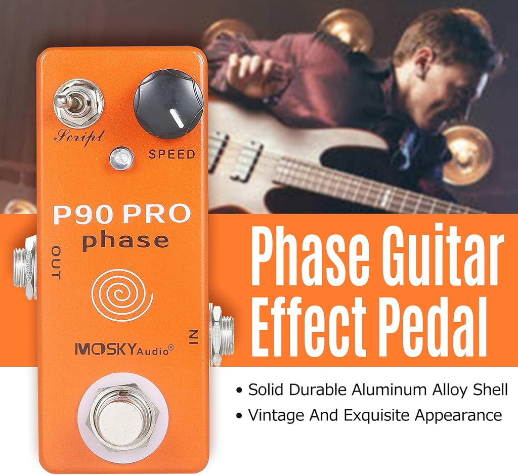 Mini Vintage Phaser Guitar Effect Pedal W772
